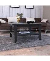 Sahara Coffee Table, Four Legs, One Shelf