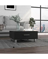 Depot E-Shop Athens Coffee Table, One Drawer, Four Legs