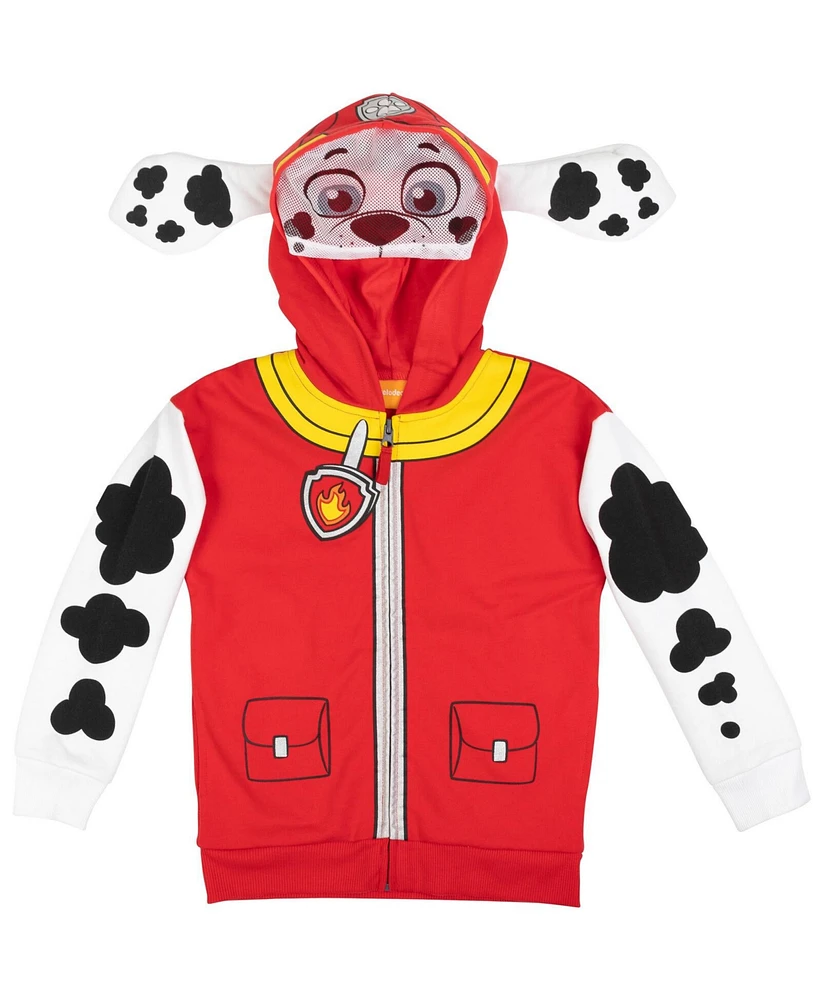 Paw Patrol Rubble Chase Skye Fleece Zip Up Pullover Hoodie Toddler to Little Kid