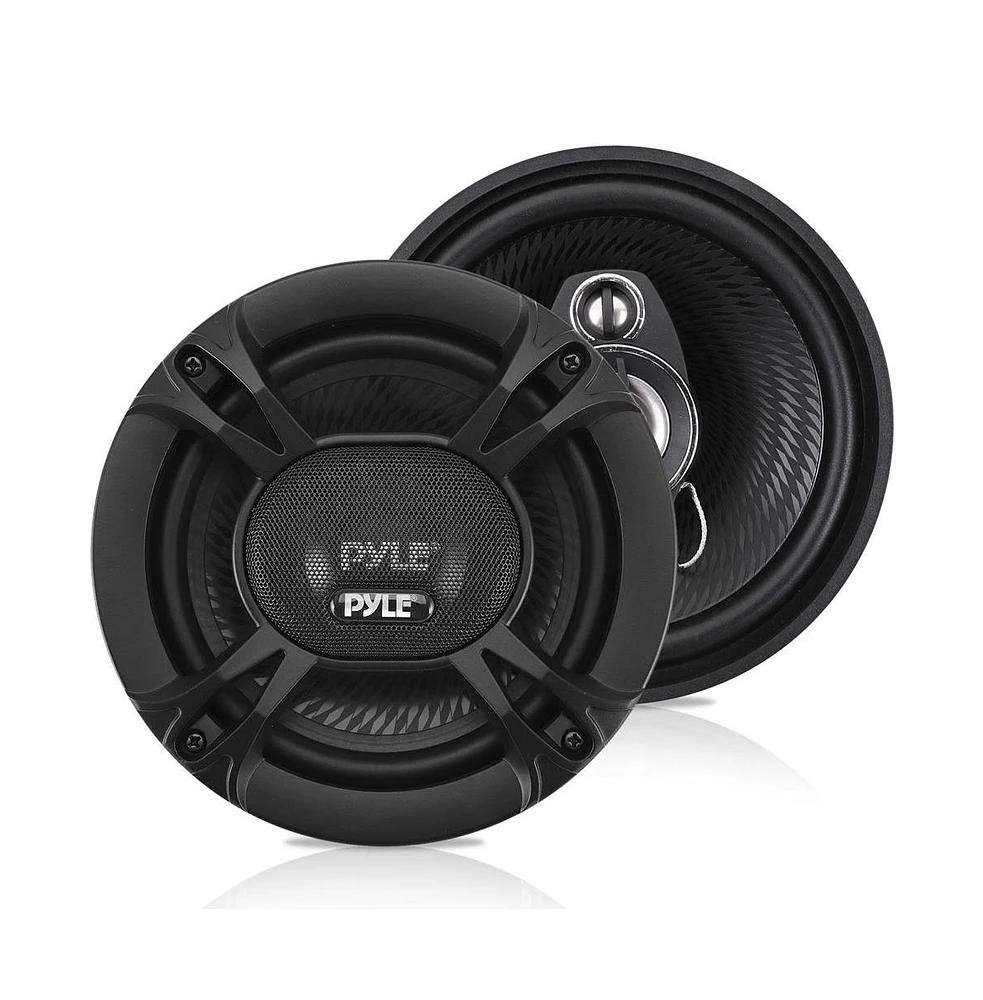 Pyle 5.25" Three-Way Triaxial Speaker System, 240 Watt, Black