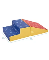 ECR4Kids Softzone Little Me Climb and Slide, Assorted, 2-Piece
