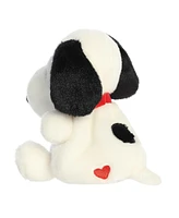 Aurora Mini Palm Pals Snoopy Hearts Peanuts Timeless Plush Toy White 5"