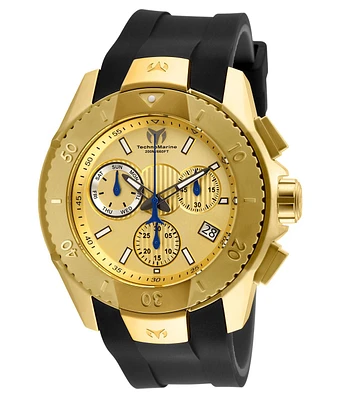 TechnoMarine Men's Tm-617001 UF6 Quartz Gold Dial Watch