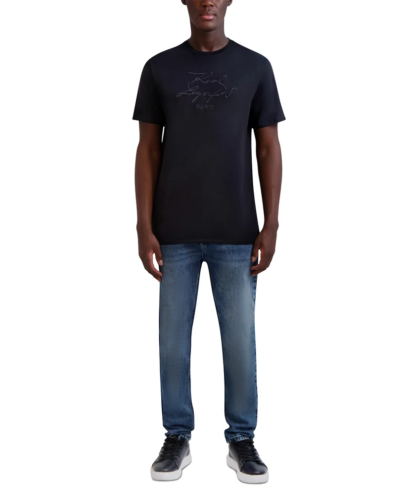 Karl Lagerfeld Paris Men's Logo Graphic T-Shirt