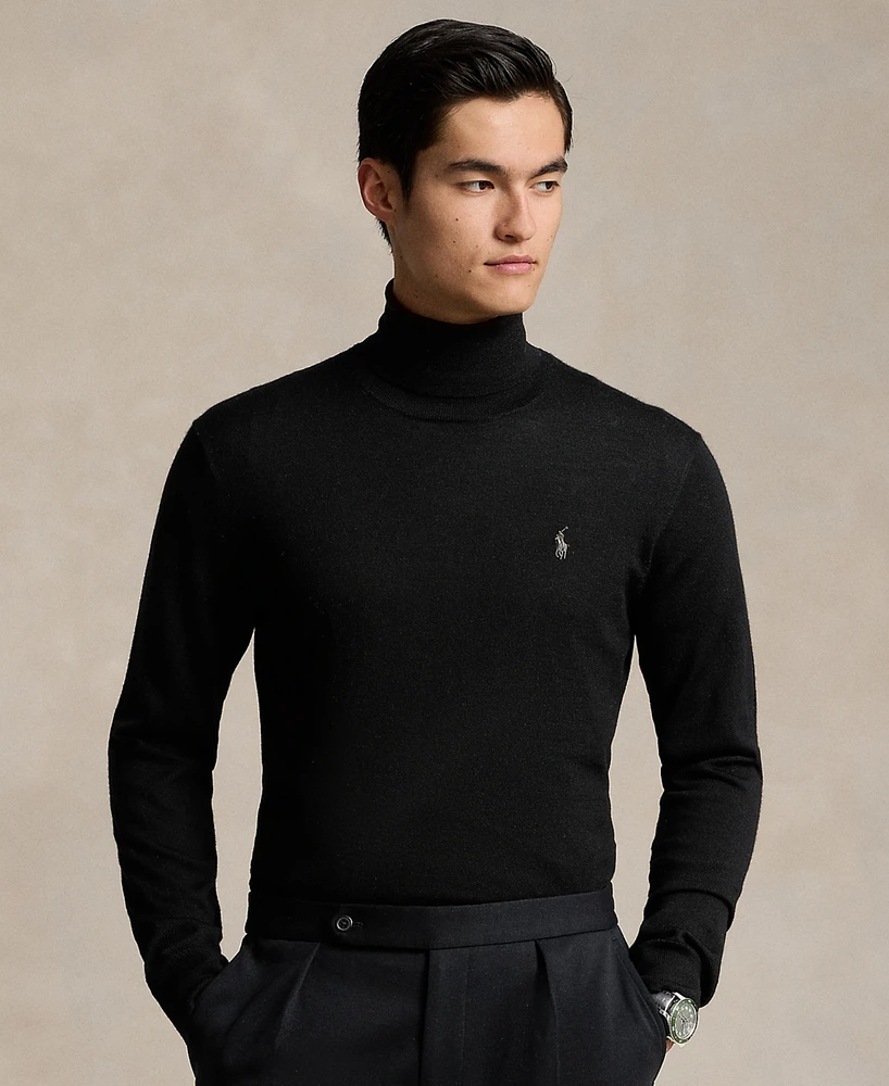 Polo Ralph Lauren Men's Washable Wool Turtleneck Sweater