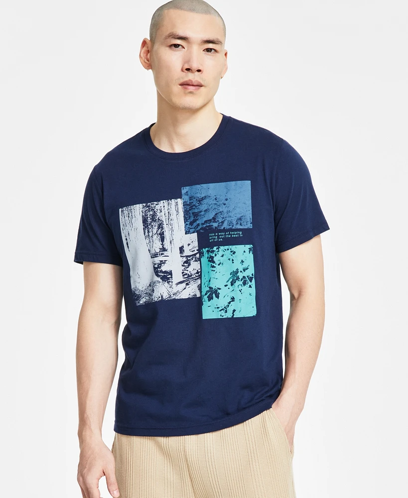 Sun + Stone Men's Nature Graphic T-Shirt, Exclusively at Macy's