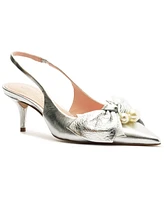 Arezzo Women's Mother of Pearl Low Stiletto Pumps