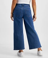 I.n.c. International Concepts Petite High-Rise Wide-Leg Jeans, Created for Macy's