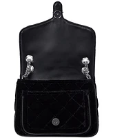 Lauren Ralph Lauren Bradley Small Velvet Convertible Bag