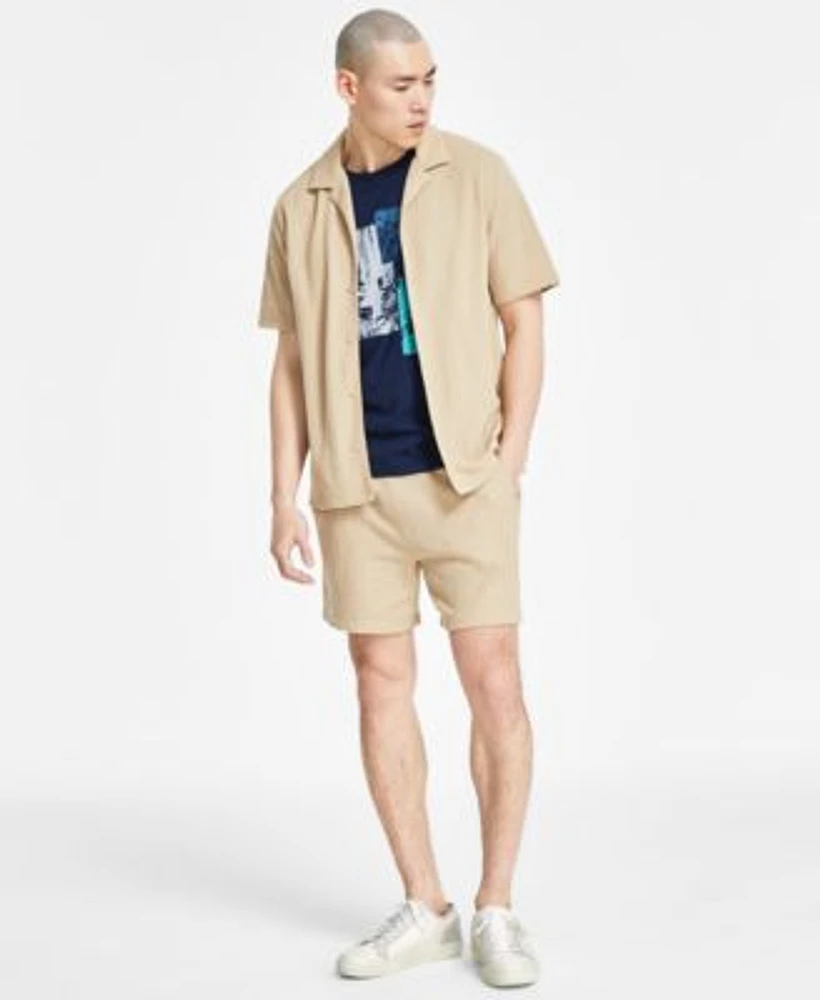 Sun Stone Mens Shirt Graphic T Shirt Shorts Exclusively At Macys