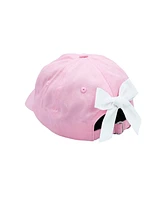 Bits & Bows Baby Girls Bow Baseball Hat in Pink