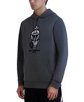 Karl Lagerfeld Paris Men's Armor Graphic Hoodie