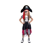 Dress Up America Pirate Girl Costume Set - Kids Girls