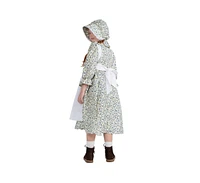 Dress Up America Pioneer Dress, Apron & Bonnet Costume Set