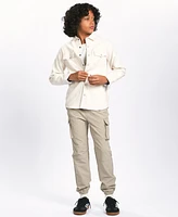 Sovereign Code Big Boys Snap Front Long Sleeve Button-Up Shirt