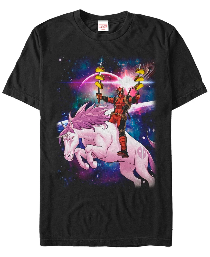 Fifth Sun Mens Taco Unicorn Short Sleeve T-Shirt