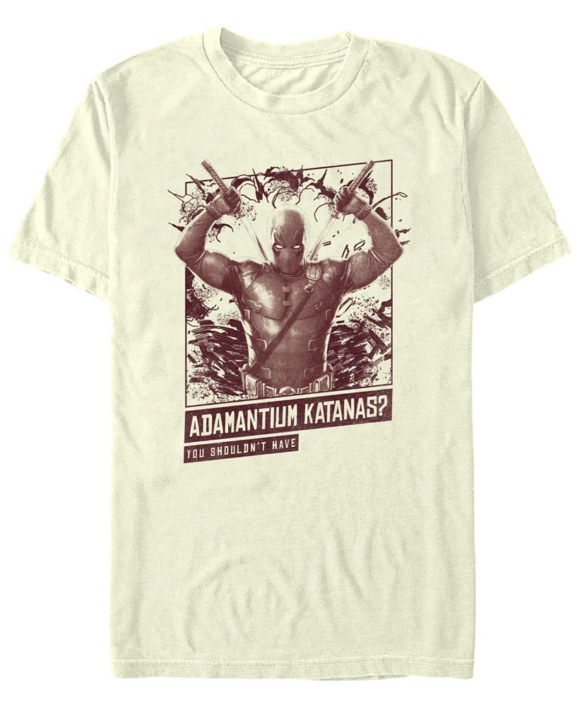 Fifth Sun Men's Adamntium Katanas Short Sleeve T-Shirt