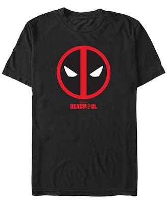 Fifth Sun Mens Deadpool3 Emblem Fill Short Sleeve T-Shirt