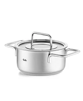 Fissler Pure Collection Stainless Steel Quart Stock Pot with Glass Lid