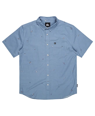 Quiksilver Men's Apero Tropic Mini Classics Short Sleeve Shirt