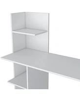 Toronto 120 Writing Desk, Four Shelves