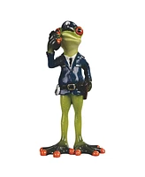 Fc Design 6.75"H Policefrog Figurine Decoration Home Decor Perfect Gift for House Warming, Holidays and Birthdays