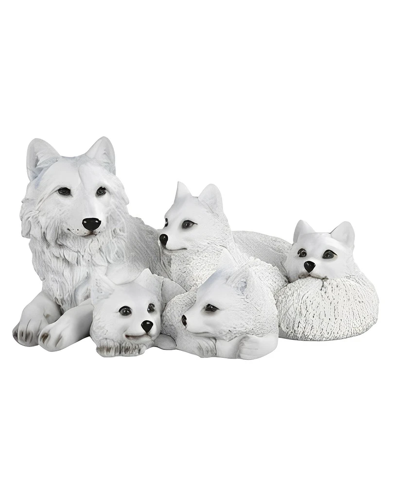 Fc Design 8"W Wolf Family Figurine Decoration Home Decor Perfect Gift for House Warming, Holidays and Birthdays