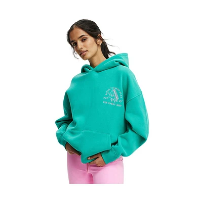 Cotton On Women's Plush Premium Graphic Hoodie