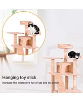 Slickblue Cat Climbing Frame – Multi-Level Structure for Scratching, Climbing, and Play