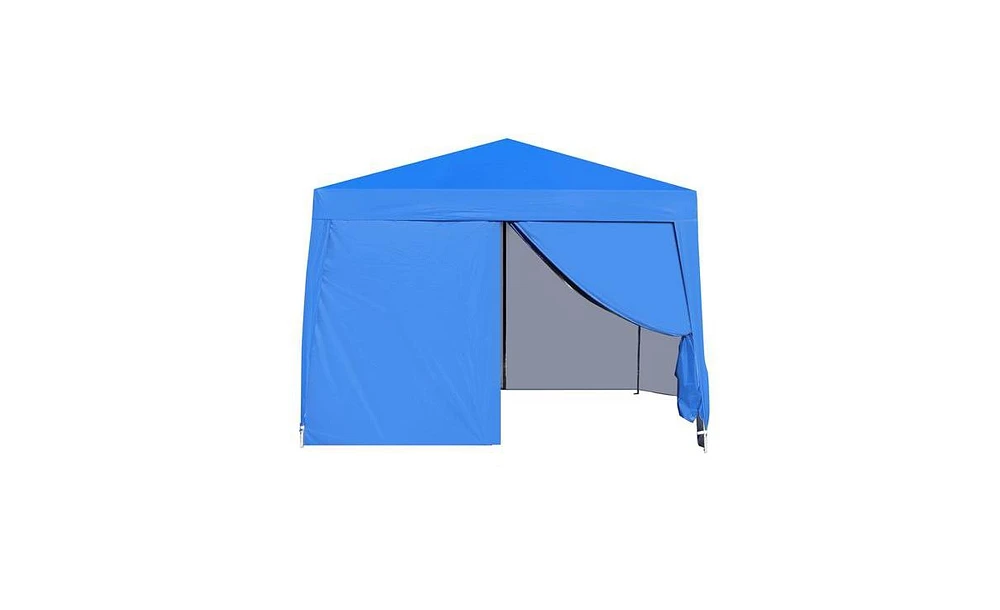 Slickblue Pop-Up Gazebo Canopy Tent with Removable Zippered Sidewalls for Outdoor Events