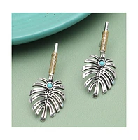 Sohi Women's Palm Drop Earrings