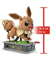 Pokemon Mega Motion Eevee Building Toy Kit, 1366 Pieces