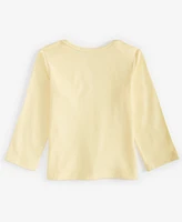 First Impressions Baby Boys Long-Sleeve Solid Lap-Shoulder T-Shirt, Created for Macy's