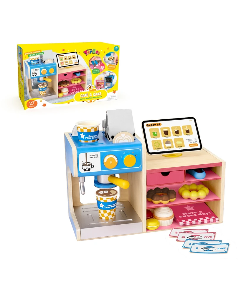 Geoffrey's Toy Box Cafe Cake Bakery Coffee Shop Playset