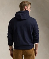 Polo Ralph Lauren Men's Leather-Pony Fleece Hoodie