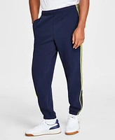 Lacoste Men's Regular-Fit Colorblocked Double-Face Pique Jogger Pants