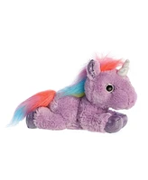 Aurora Medium Electra Unicorn Sparkle Tales Enchanting Plush Toy Purple 12"