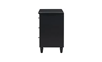 Slickblue 3-Drawer Wooden Nightstand Cabinet for Efficient Storage