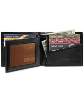 Men's Guess Cube Embossed Leather Wallet