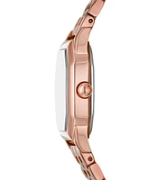 Fossil Women's Harlow Three-Hand Rose Gold-Tone Stainless Steel Watch, 27mm