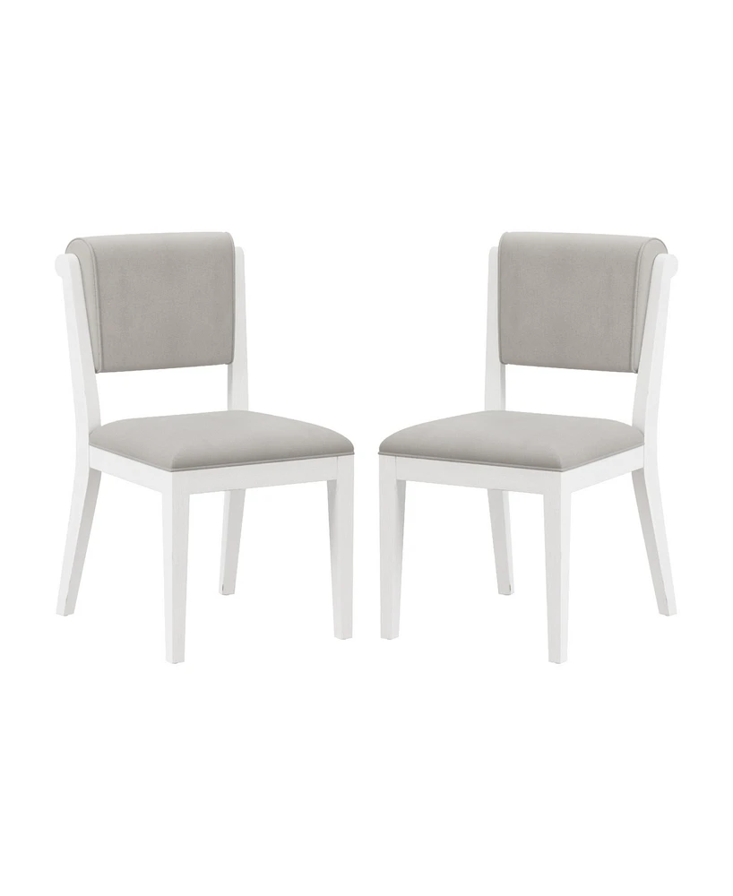 Hillsdale 35.75" Wood and Upholstered Clarion Dining Chairs