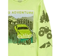 Carter's Toddler Boys Off-Road Adventure Graphic Thermal Long-Sleeve T-Shirt