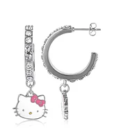 Hello Kitty Sanrio Fashion Charm Hoop Earrings