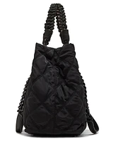 Steve Madden Women's Kaylaa Nylon Zipper Tote Bag