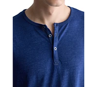 Men's Kaduk Long-Sleeve Burnout Henley Top