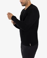 Spring + Mercer Men's Ribbed Crew Neck Sweater