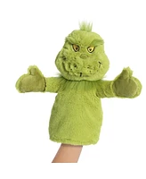 Aurora Medium Grinch Hand Puppet Dr. Seuss Whimsical Plush Toy Green 10"