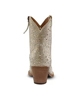 Buck & Brana Jovanka Leather And Crystals Cowgirl Booties By