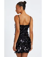 Quiz Women's Large Square Sequin Bodycon Dress