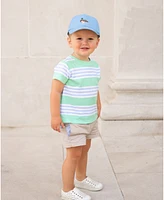 Bits & Bows Boys Mallard Baseball Hat Blue